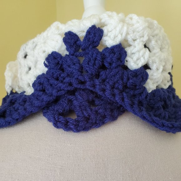 Crochet White Neck Warmer/New - Picture 5 of 6